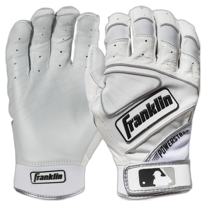 Franklin Adult Powerstrap Chrome Batting Glove