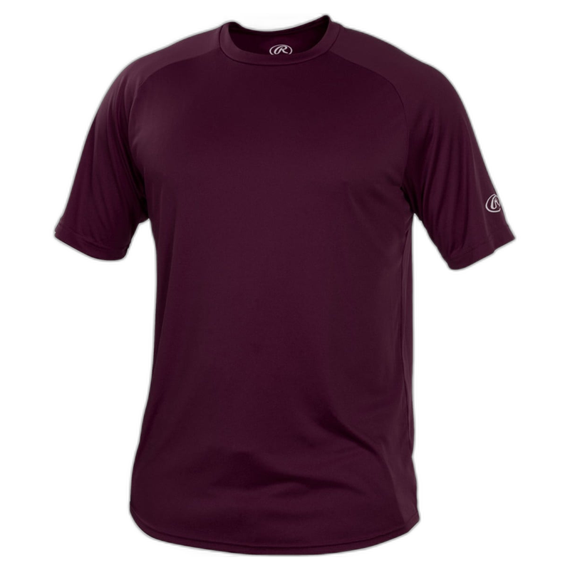 Rawlings Mens Crew Neck Short Sleeve Baseball T-Shirt