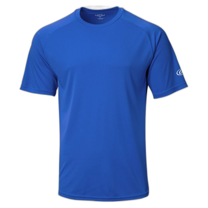 Rawlings Mens Crew Neck Short Sleeve Baseball T-Shirt