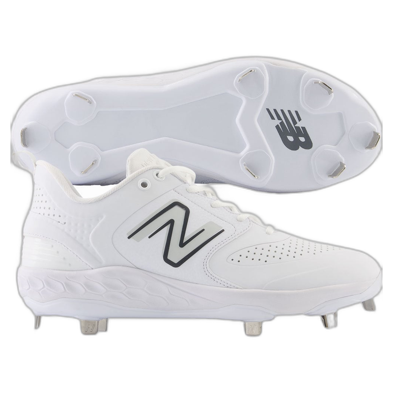 New Balance Men's Fresh Foam X 3000v6 Synthetic Low Metal Baseball Cleats