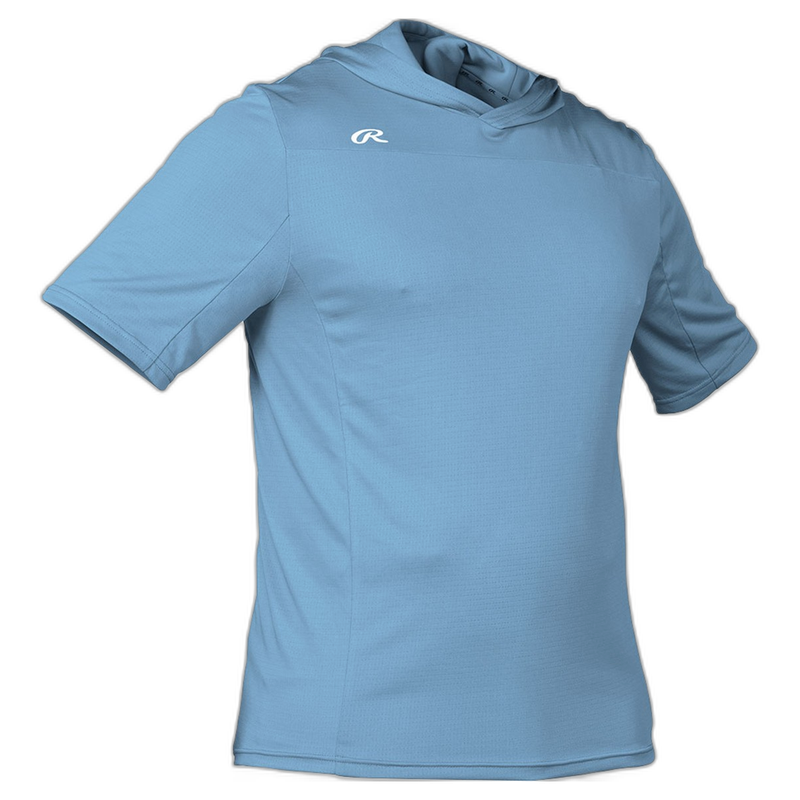Rawlings Mens Lightweight Short Sleeve Training Hoodie